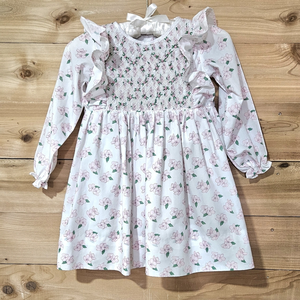 Cecil and Lou smocked floral girly elegant dress size 6T